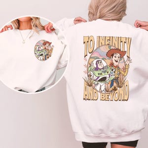 To Infinity and Beyond Tee, Toy Story T-Shirt, Crop Top, Disneyland Besties, Disney Family Vacay 2025, Woody & Buzz Lightyear Design
