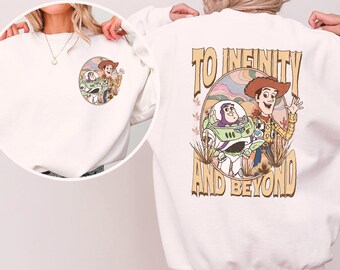 To Infinity and Beyond Tee, Toy Story T-Shirt, Crop Top, Disneyland Besties, Disney Family Vacay 2025, Woody & Buzz Lightyear Design