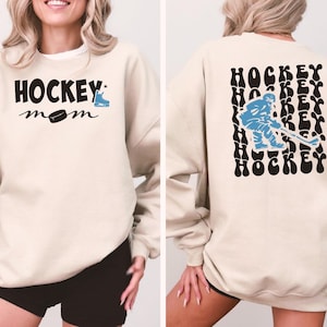 Hockey Mom T-Shirt, Crop Top, Hockey Lover Mom Tee, Sports Mama Shirt, Perfect for Hockey Games, Team Mom Gift, Fan Apparel