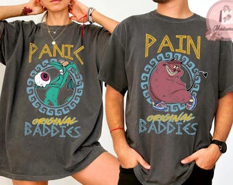 Disney Hercules Panic and Pain Original Baddies Couple T-Shirt, Kid shirt, Disney Couple Matching Shirt, Disneyland Family Matching Gift