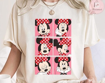 Camiseta de Minnie Mouse de Disney, camiseta infantil, camiseta de WDW Magic Kingdom, colección de viaje a Disney, conjunto familiar a juego de Disneyland, Mickey y Minnie clásicos.