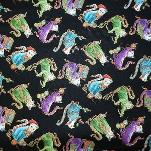 Christmas Cat I Tude European Style  Surgical Scrub Cap with Toggle