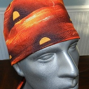 Golden Sunset  Unisex Style Surgical Cap
