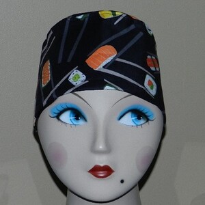 Sushi.....  Unisex Style Surgical Cap Only One Available