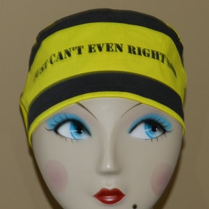 Just Can&#39;t Even   Euro Surgical Scrub Cap with Toggle Food Service Cap/Dental Scrub Cap/Women Scrub Cap/Medical Scrub Cap
