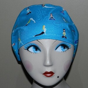 Perfect Posture  European Surgical Scrub Cap with Toggle/Chemo Hat/Dental Scrub Cap/Medical Scrub Hat/Anesthesist Scrub Cap