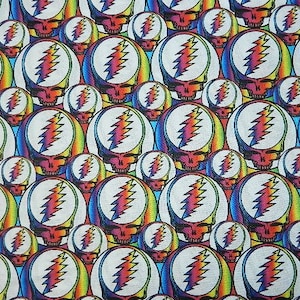 The Grateful Dead Sculls Bouffant Surgical Cap Bakers Cap/Chef Cap/Anesthesist Scrub Cap/Vet Scrub hat/OR/RN Scrub Cap/Dental Scrub Cap