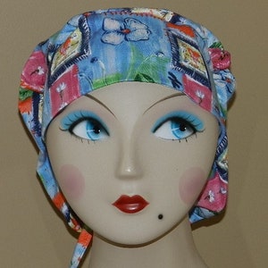 Garden Blocks Pixie Ponytail cap