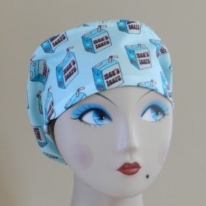 Men's Tears  Euro Surgical Scrub Cap with Toggle Food Service Cap/Dental Scrub Cap/Women Scrub Cap/Medical Scrub Cap