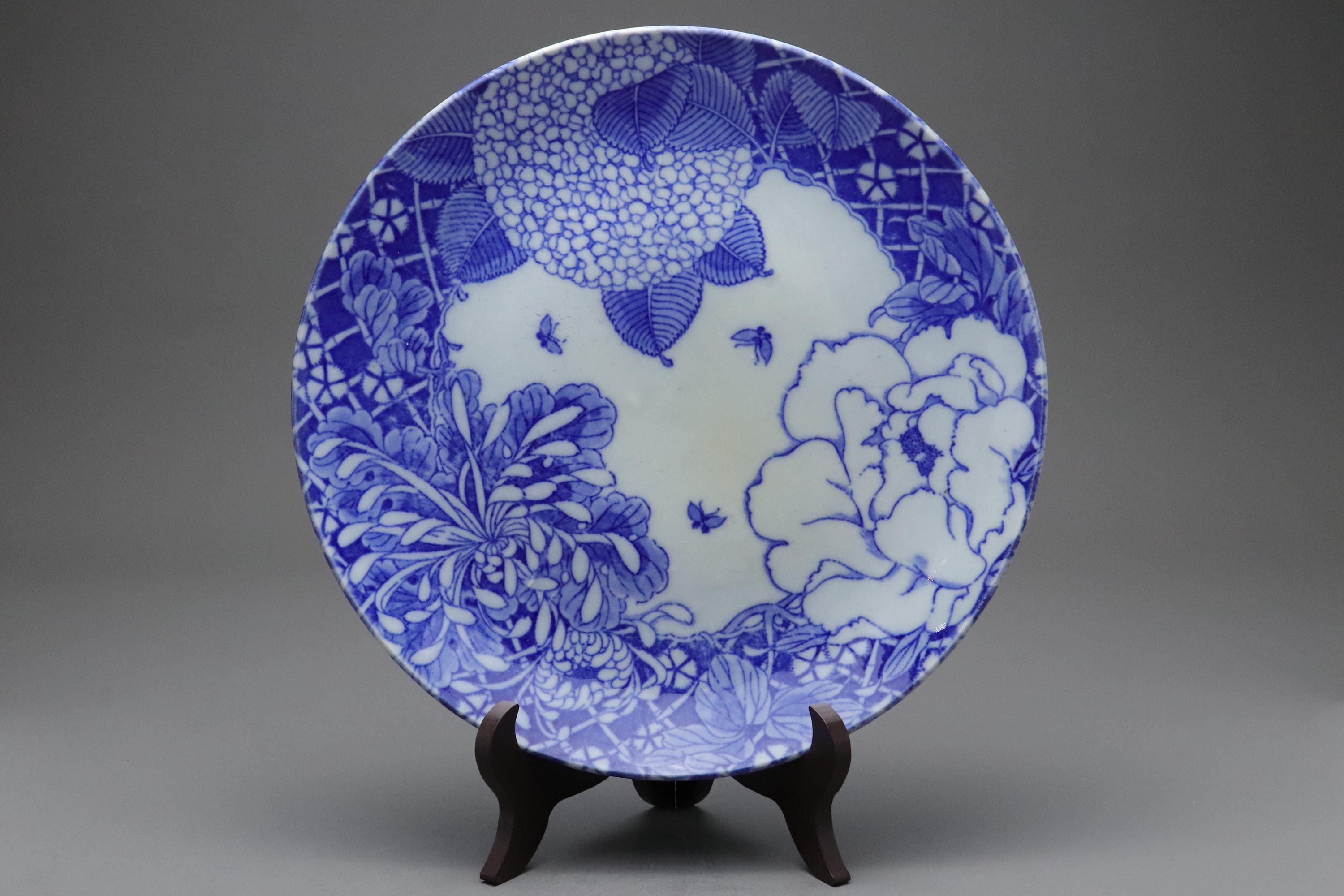 Blue and white porcelain planter - Etsy 日本