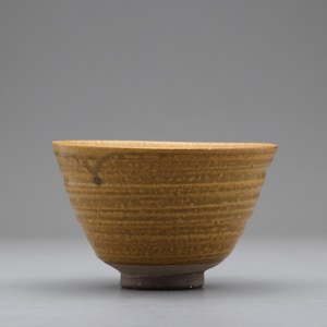 Japanese Pottery Matcha Bowl Miyajima Osunayaki | Koji Kawahara Chawan Tea Cup | Wabi Sabi Brown Studio Clay | Vintage Asian Decorasiart