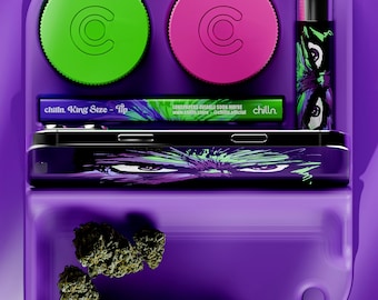 FATBOY 2 SE – Bandeja para liar y guardar cigarrillos 7 en 1 - Compacta. Mejorada. Ergonómica.