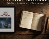 The Stoic Protocol: 30 Day Resilience Workbook | Marcus Aurelius Journal | Shadow Work PDF | Mental Health Daily Planner | Printable Gift