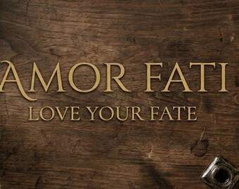 Amor Fati Stoic Print | Dark Academia Marcus Aurelius Art (Digital Download)