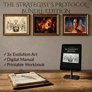 Veldhandleiding monniksmodus: protocol voor tactische focus | Stoïcijnse Discipline Journal & ADHD Planner voor mannen | pdf-training CGT-mindset