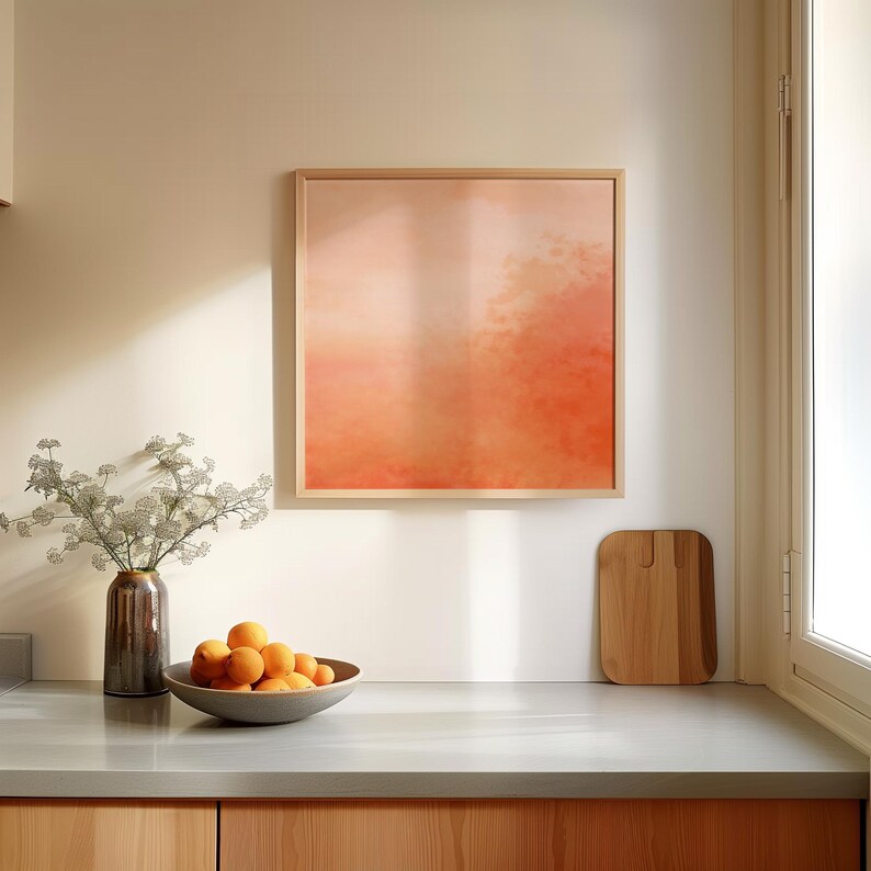 Mark Rothko Autumn Orange Mark Rothko Contemporary Wall Art Abstract - Fall Aesthetic ...