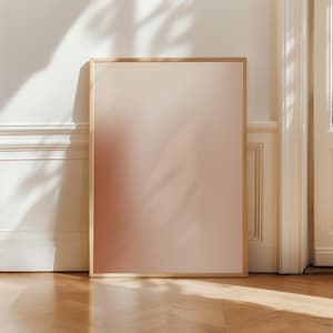 Beige bruin kleurverloop muurkunst – abstracte zwart-wit digitale download, esthetische HD-afdrukbare poster, minimalistische, Scandinavische en moderne stijl