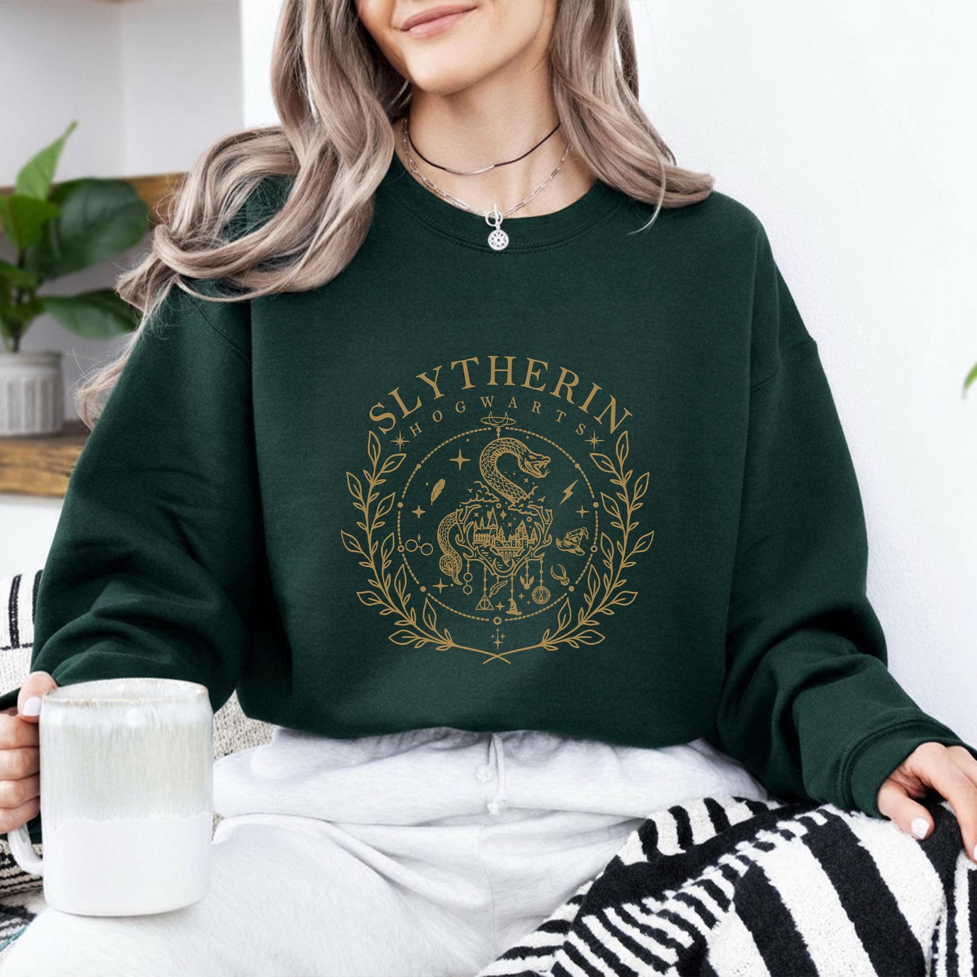 Harry Potter I'd Rather Stay at Hogwarts This Christmas - Sudadera de punto para invierno, suéter feo de Navidad, suéter navideño para hombres y mujeres, color negro (L