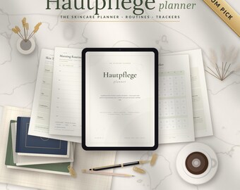 Skincare Organizer, Skincare Planner, Skincare Routine Planner, Daily Skincare Tracker, Skincare Journal, Beauty Planner, Hautpflege Planner