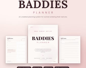 Buddies Planner Best Friend Friendship Journal Group Travel Buddies Schedule Calendar Gift for Buddies Digital Download PDF