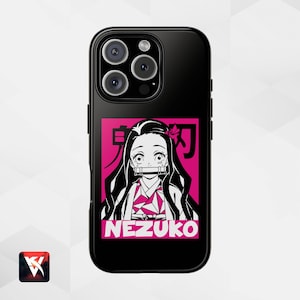 Nezuko Demon Slayer Anime | Unique Phone Cover for iPhone 16, 15, 14 Pro Max, Samsung S25, S24, S23 Ultra, Google Pixel 9, 8, 7