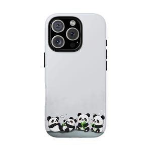 Cute Cartoon Panda Phone Case | Unique Phone Cover for iPhone 16, 15, 14 Pro Max, Samsung S25, S24, S23 Ultra, Google Pixel 9, 8, 7