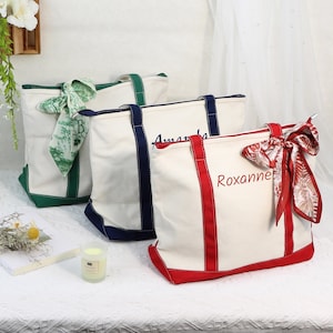 Beach Handbags, Custom Canvas Tote Bag, Custom Tote Bag, Custom Text, Name Tote Bag, Personalized LOGO, School Bag, bridesmaid gift bag