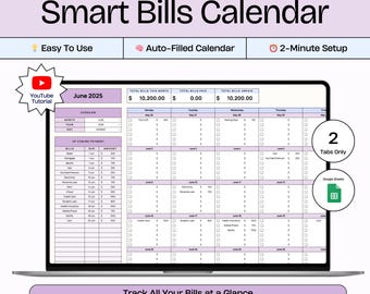 Ultimate Billing Spreadsheet Google Sheets Budget Automated Bill Spreadsheet Beginner Budget Financial Planner Google Bill Organizer