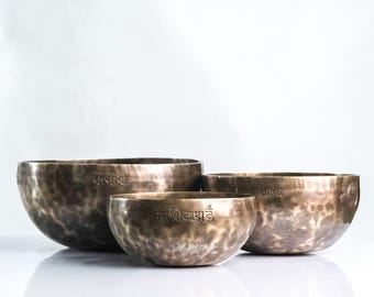 100 % Authentic Singing Bowl | Hand-Hammered Himalayan Chakra Bliss Meditation Bowl for Healing & Sound Therapy | Tibetan Made in Nepal