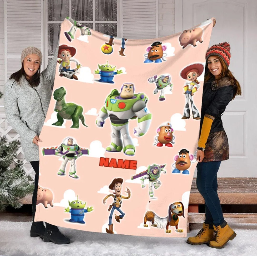 Custom Buzz Lightyear Blanket Toy Story Blanket Toy Story Etsy
