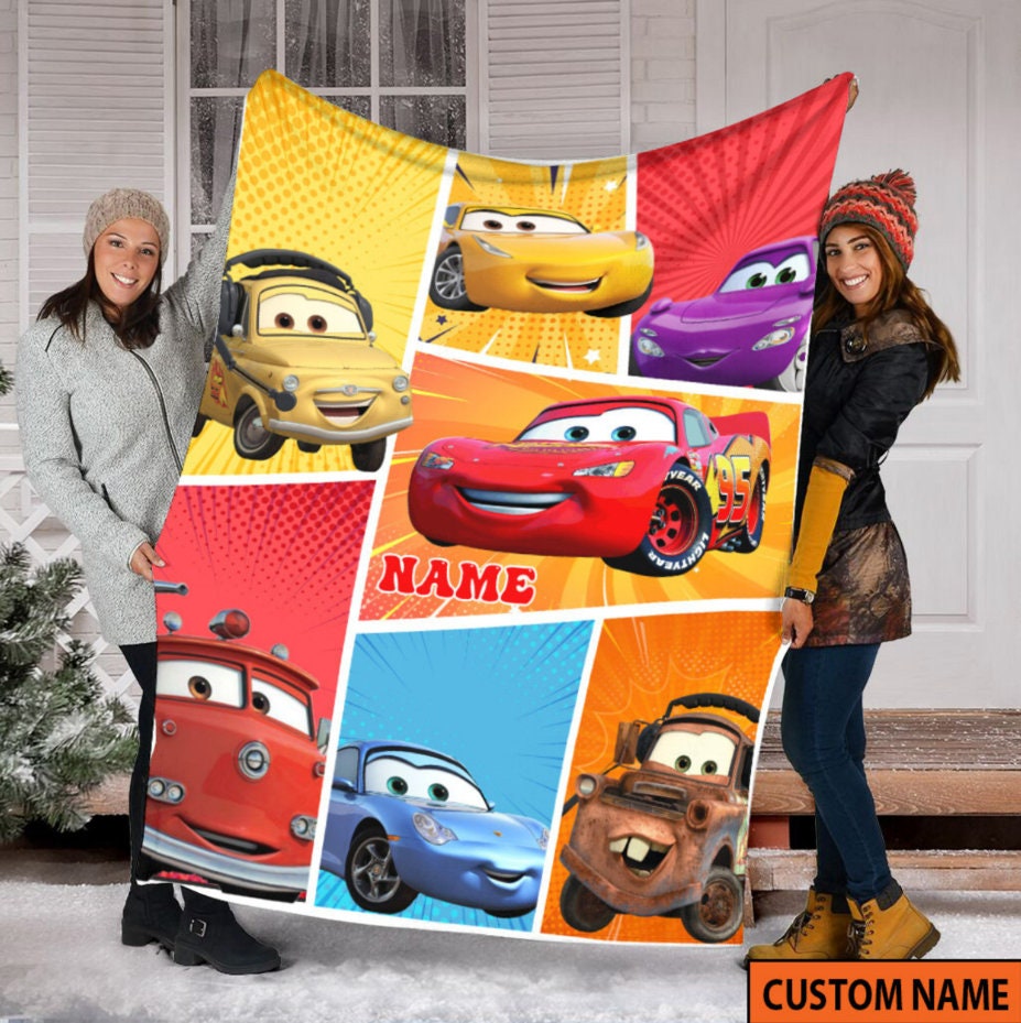 Cars Pixar Blanket - Etsy Singapore