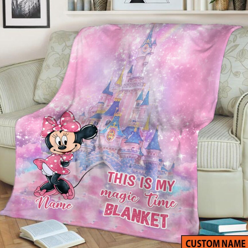 Minnie Mouse Blanket, Minnie Blanket, Minnie Mouse Fleece Blanket
