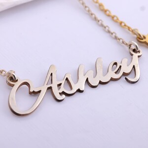 14K Gold Name Necklace-Personalized Name Necklace-Custom Name Necklace-Minimalist Name Jewelry  for Women-Mother&#39;s Day Gift-Christmas Gift