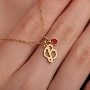 Collar de letras minimalista • Regalo personalizado para ella • Gargantilla con inicial personalizada • Joyas delicadas para tu mejor amiga, mamá o novia