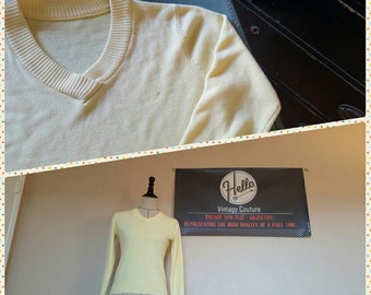 Beautiful Baby Yellow Vintage Sweater! So soft!