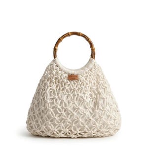 Boho Macrame Market Bag Pattern – Beginner DIY Tote Bag- Pdf & VIDEO TUTORIAL