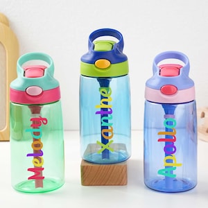 Personalized Kids Water Bottle: BPA-Free, Leak-Proof - Back to School