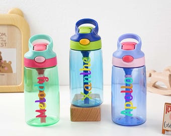 Gourde personnalisée pour enfants : sans BPA, étanche - Rentrée scolaire