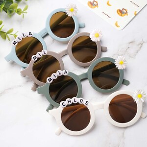 Kids Sunglasses,Personalized Birthday Gift Sunglasses,Toddler Sun Glasses,New Born Baby Sunglasses,Sunglasses Flower Girl,Kids Gift