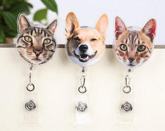 Porta credencial personalizado, porta credencial retráctil, accesorios de enfermería, regalo de cumpleaños