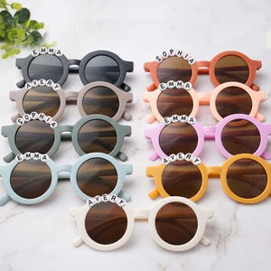 Personalized Toddler Sunglasses: Daisy Flower Kids Gift