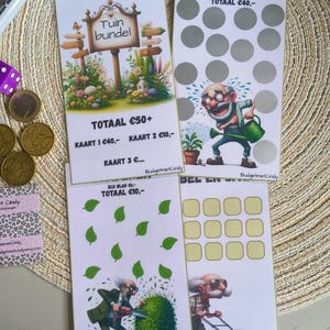 Setje tuin spaarchallenge a6