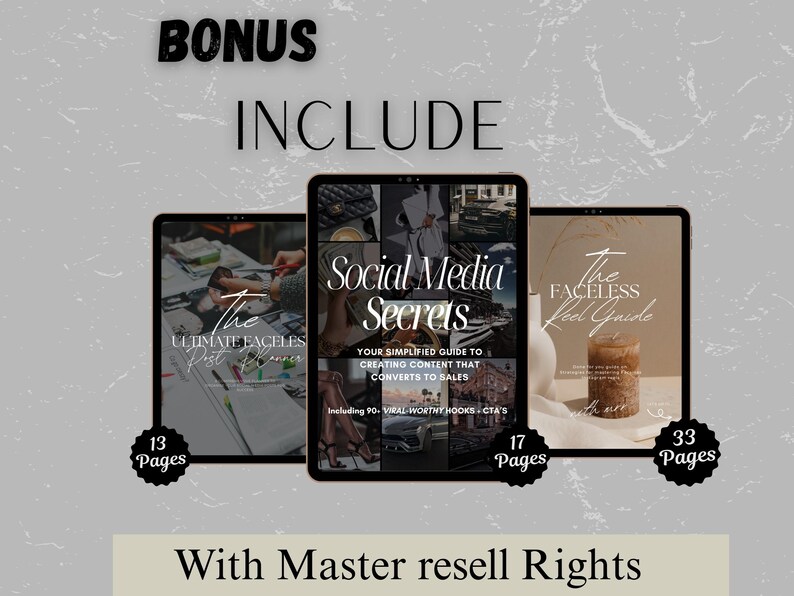 Bonus include