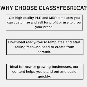 Why choose ClassyFebrica