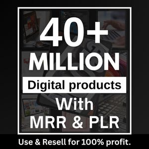 Ultimatives PLR MRR Digital Produkt Bundle: Weiterverkaufen & Profitieren