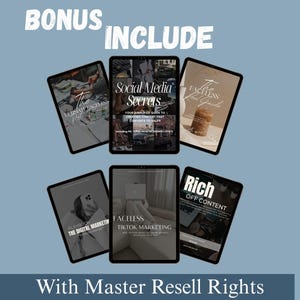 Bonus of PLR ebooks