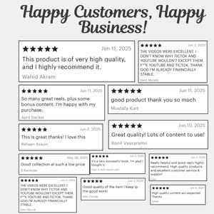 Happy customer Happy Business