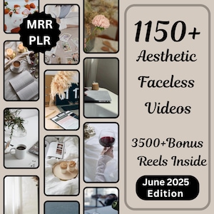 Pakiet 1150+ Faceless Reels, Filmy, Marketing bez twarzy, Faceless Reels, Wideo bez twarzy, Estetyczne Reels, Marketing cyfrowy, MRR/PLR