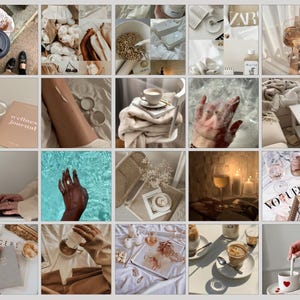 PLR MRR stock photo bundle for digital creators, beige minimal branding photography collection