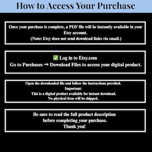 How to Access your Purchase